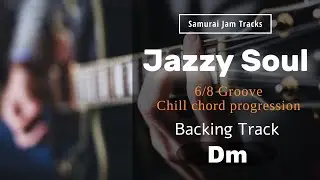 Jazzy Soul Guitar Backing Track in D minor