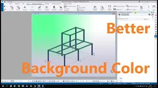 How to change background color in Tekla Structures