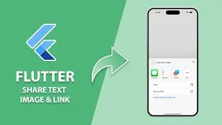 How to share Text, Image & Link in Flutter App?