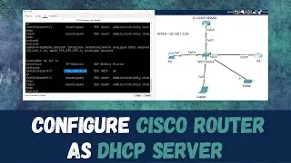 How to configure Cisco router as DHCP Server | Basic DHCP Server Configuration | ItIdeas