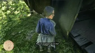 Arthur gets caught staring at Abigail ass