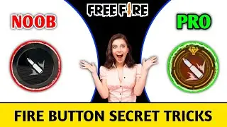 FIRE BUTTON secret trick in free fire 😱 ! fire button settings ! fire button size and position