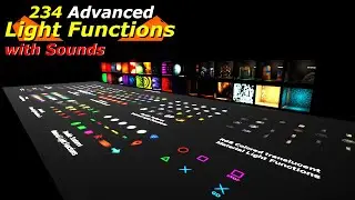 02 - 234 Light Functions with Real time Sound Systems, Unreal Engine 5