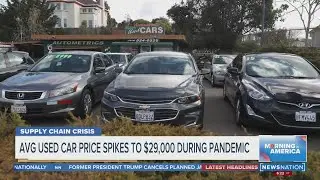 Average used car price spikes during pandemic | Morning in America
