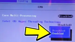 Как включить Core Multi-Processing в биосе ноутбука