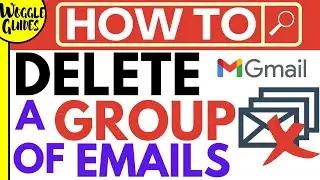 How to delete a group of emails in Gmail