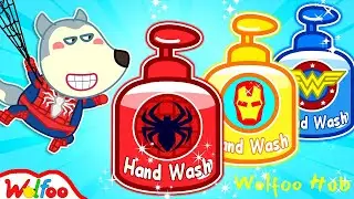 Wolfoo Go Play Superheroes with Superhero Hand Wash for kids - Yesss Stay Healthy | Wolfoo Hub