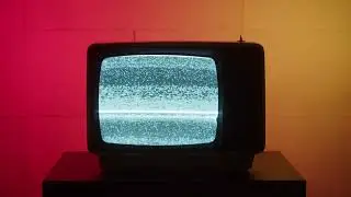 4K Television | Analog | Interference | Signal | Free Stock Video Footage