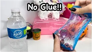 Water Slime!? 💧🫧🧼 How To Make NO GLUE Water Slime!!