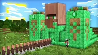 Я ПОСТРОИЛ ИЗУМРУДНЫЙ ХРАМ ДЛЯ ЖИТЕЛЕЙ В МАЙНКРАФТ | Компот Minecraft