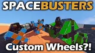 Space Busters | Can We Make Custom Rotor Wheels? | Space Engineers