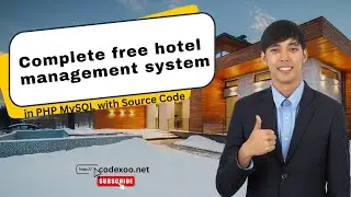 Complete Hotel Management System project in PHP MySQL | Free Source Code