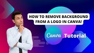 How to remove background from a logo in Canva 2024