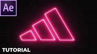 Create a NEON LOGO REVEAL Animation in After Effects | Tutorial