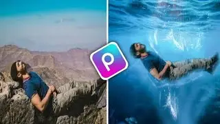 Underwater PicsArt Editing Tutorial | Underwater effect in picsart