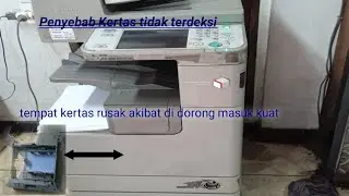 Cara mengatasi masala kertas tidak detek di Canon ira 4225,4525