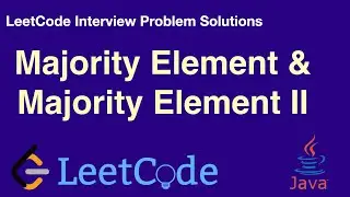 LeetCode in Java - Majority Element & Majority Element II