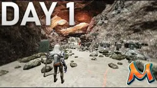 Defending Our OP Crouch Cave in ARK: Survival Evolved MESA