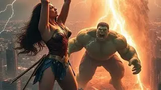 A battle with No escape!! Hulk vs Wonder women #hulk #wonderwomen #battle #escape