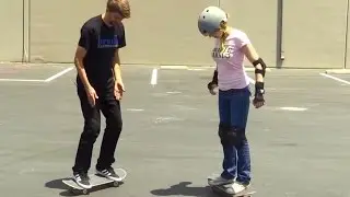 LEARNING TO SKATEBOARD!