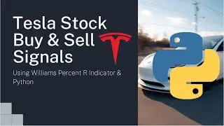 Williams Percent Range (Williams %R) Indicator Using Python with Tesla Stock