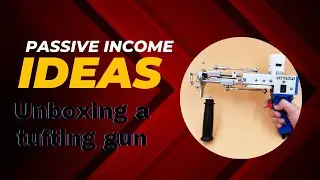 Unboxing a tufting gun. #tufting #tuftinggun #rugs