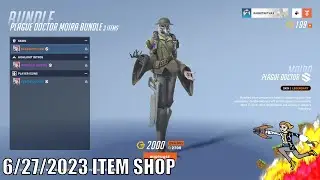 *NEW* Plague Doctor Moira Legendary Bundle! | Overwatch 2 Item Shop (27/6/2023)