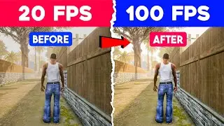 ✅ How To Fix Lag in GTA San Andreas | Boost FPS in Low End PC🔥