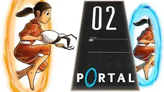 Portal 1-02. Полное прохождение игры как проходить Портал 1, глава 1, Камера испытаний 02