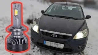 LED IN FORD FOCUS 2 - HOW TO INSTALL LED LAMPS IN FORD FOCUS 2 Dipped beam Dawnknites k5c