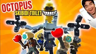 HICE al OCTOPUS SKIBIDI TOILET con LEGO