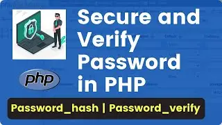 What is PHP Password Verify | PHP password_hash | PHP password_verify