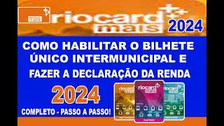 SAIBA COMO HABILITAR O BILHETE ÚNICO INTERMUNICIPAL E FAZER A DECLARAÇÃO DA RENDA (Tudo em um vídeo)