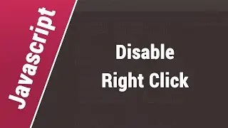 Javascript Arabic Tutorials - Disable Right Click On page