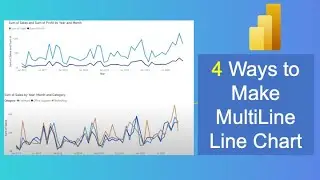 How to Create Multiple Lines in Power BI Line Chart with Dimension or Measure