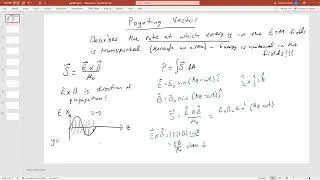 Poynting Vector and Energy Density