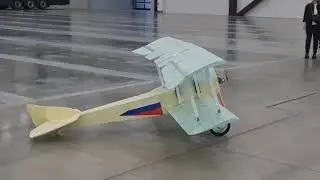 Giant scale indoor aircraft and rubber powered plane indoor festival. Pe-2, S-16, An-2 and others