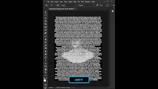 Text Portrait Effect in Photoshop 