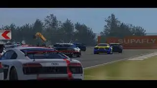 Aston Martin Vantage GT4 vs Supercars Audi R8 , BMW M4 GT4