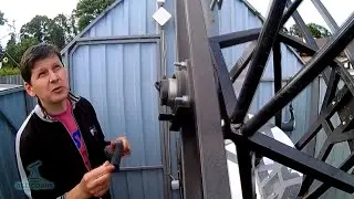 Telescope builder Yaroslav Narizhnyi from the city of Kagarlyk and his private observatory.
