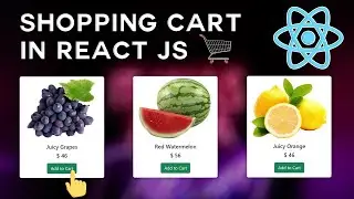 React js Shopping Cart for beginner | Bootstraps cart reactjs | react js project beginner 🔥🔥