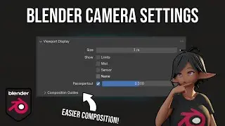 Best Camera Settings to make Composition Easier in Blender 4.2!