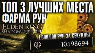 ТОП 3 ЛУЧШЕЕ МЕСТО ДЛЯ ФАРМА РУН ELDEN RING DLC 10 000 000 РУН ЗА СЕКУНДЫ 🅥 ЭЛДЕН РИНГ ДЛС ФАРМ РУН