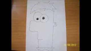 how to draw ferb