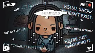 My Visual Snow 👁️❄️ *AWARENESS STORY* ✊🏽 || *WITH VOICE* 🔊 || Toca Life World 🌎 || Just Zii