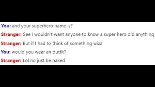 Asking people on OMEGLE to choose a superpower