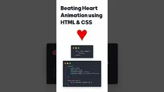 Beating Heart Animation using CSS | #shorts