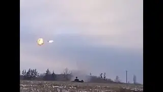 Flakpanzer Gepard Intercepts Russian Missile