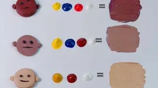 How to Mix Different Skin Tone Colors/Acrylic Paint