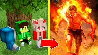 ГОРЯЩИЙ ЧЕЛОВЕК ВСЕЛИЛСЯ В МАШКУ В МАЙНКРАФТ ! Алексбой Minecraft